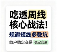 新股民必看：周线战法，一招告别短线亏损陷阱
