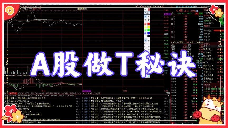 A股日内做T分时均价线_新股民看盘入门一本通_分时图做T技巧散户实操